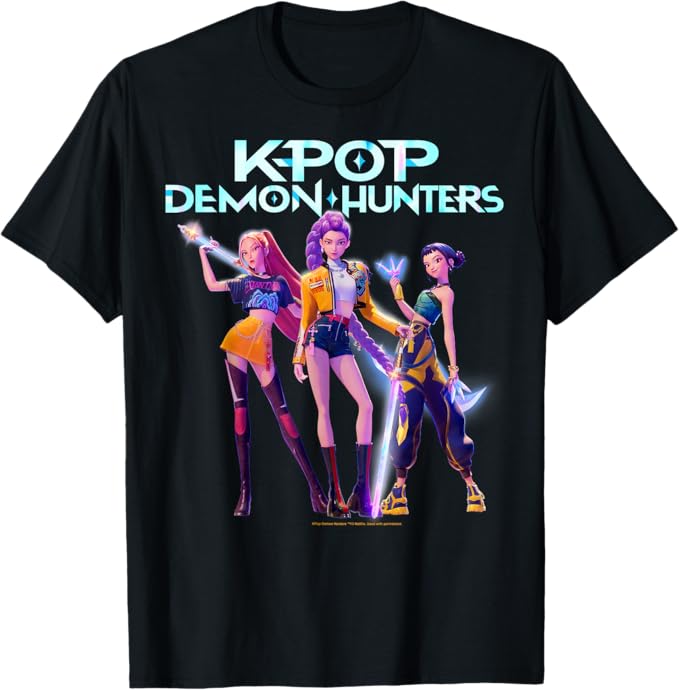 Huntr/x Heroic Poses Group Shot T-Shirt