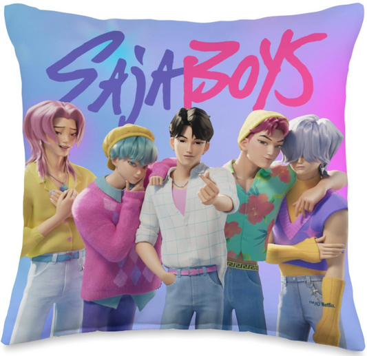 Saja Boys Officially Licensed Throw Pillow