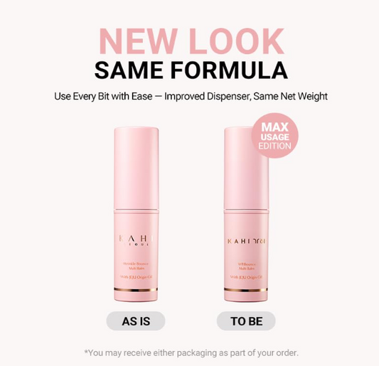 KAHI Wrinkle Bounce Multi Balm Stick | PDRN Collagen Wrinkle Stick | Korean Skin Care |All-in-One Hydrating Lip Balm Eye Cream Neck Cream Make Up Base & Face Mist Moisture Balm