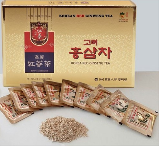 Korea Hongsam Tea (3g. x 100 packs) Korea Traditional Red Ginseng Tea