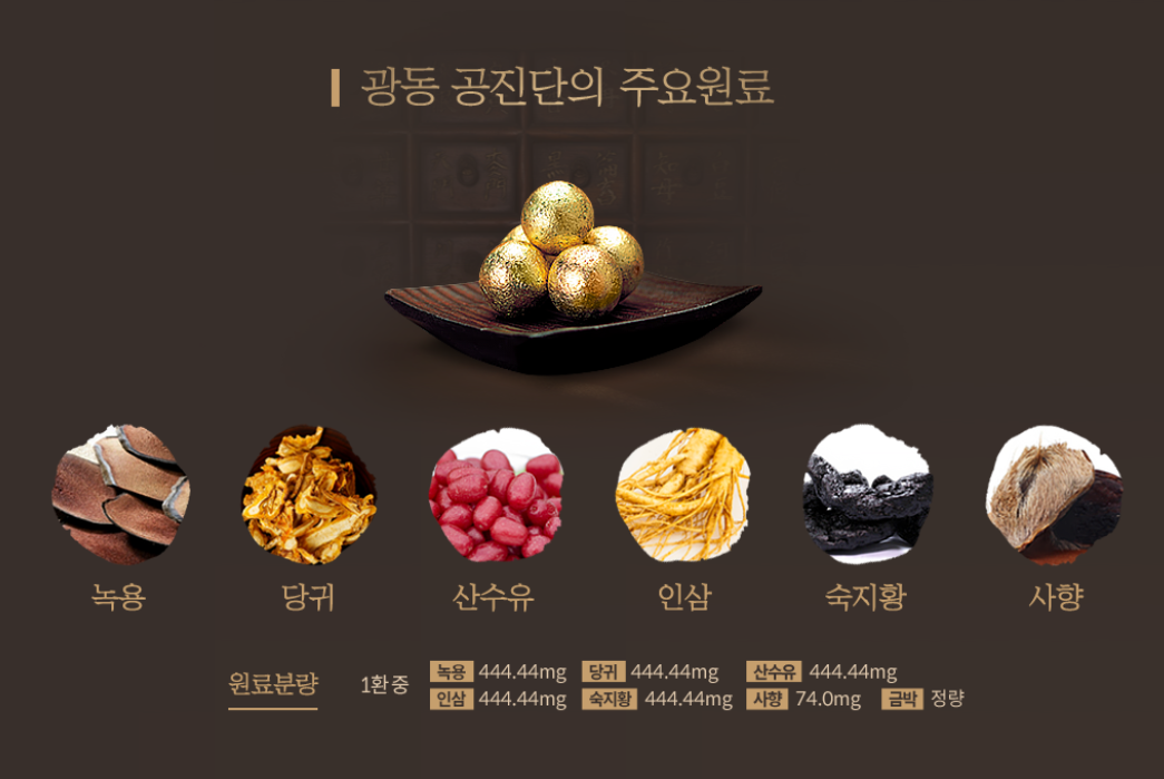 [Kwangdong Pharmaceutical] Kwangdong Gongjindan 10 pills_Gold Coated