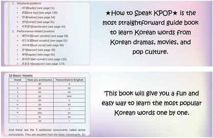 How to Speak KPOP: Mastering the Most Popular Korean Words from K-POP and Talking Like a Real Fan Paperback