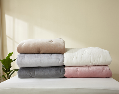 Modal Velour Double Face Comforter, Queen Size [195cm x 225cm] Modal 100%, Cotton Velour 100%, Premium Quality Origin Korea