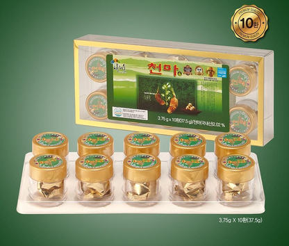 [2+1] Gyeongju Saengyak Cheon Ma Hwan 10 pills. Brain Health Energy Recovery (Origin: Korea)