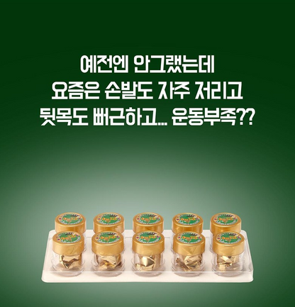 [2+1] Gyeongju Saengyak Cheon Ma Hwan 10 pills. Brain Health Energy Recovery (Origin: Korea)