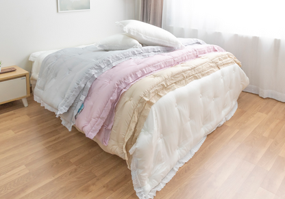 Chanel Style Comforter Set Queen size [225cm x 195cm] Pad, Pillow Cover, Modal 100% Origin Korea