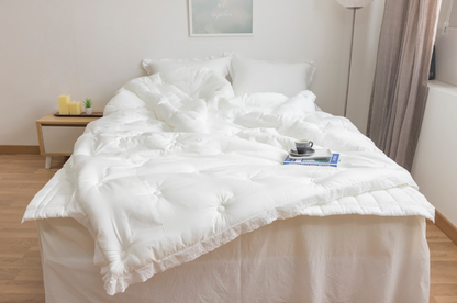 Chanel Style Comforter Set Queen size [225cm x 195cm] Pad, Pillow Cover, Modal 100% Origin Korea