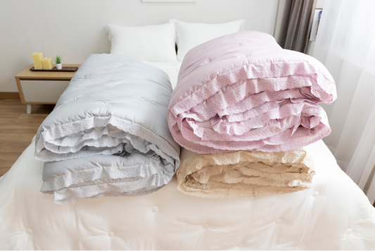 Chanel Style Comforter Set Queen size [225cm x 195cm] Pad, Pillow Cover, Modal 100% Origin Korea