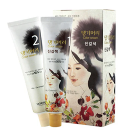 [Danggi Meori] Hair Damage Care Dye, Korean traditional Herbal Bio Color Cream