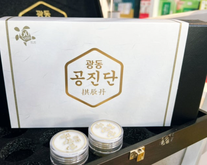 Gwang Dong Gong Jin Dan 10 Pills. Gwang Dong Pharmaceutical Korea, Original Deer Musk, Deer Antlers, Ginsaeng, Angelica