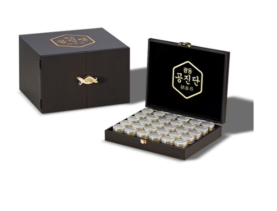 Gwang Dong Gong Jin Dan 10 Pills. Gwang Dong Pharmaceutical Korea, Original Deer Musk, Deer Antlers, Ginsaeng, Angelica