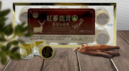 [2+1] Gyeongju Saengyak Red Ginseng Deer Velvet Antler Pills 3.75g x 10 Pills. Origin:Korea