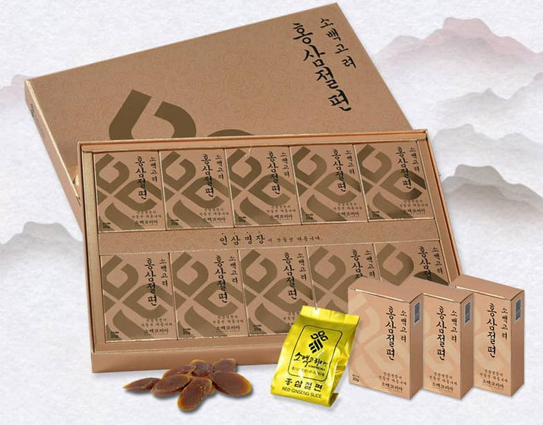 [Sobaek Korea] Red Ginseng Slices 20g x 10 boxes, 1 box, single item