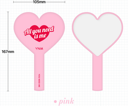 YNM Heart Hand Mirror